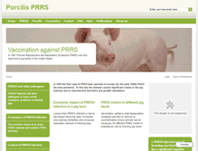 Tablet Screenshot of porcilis-prrs.com